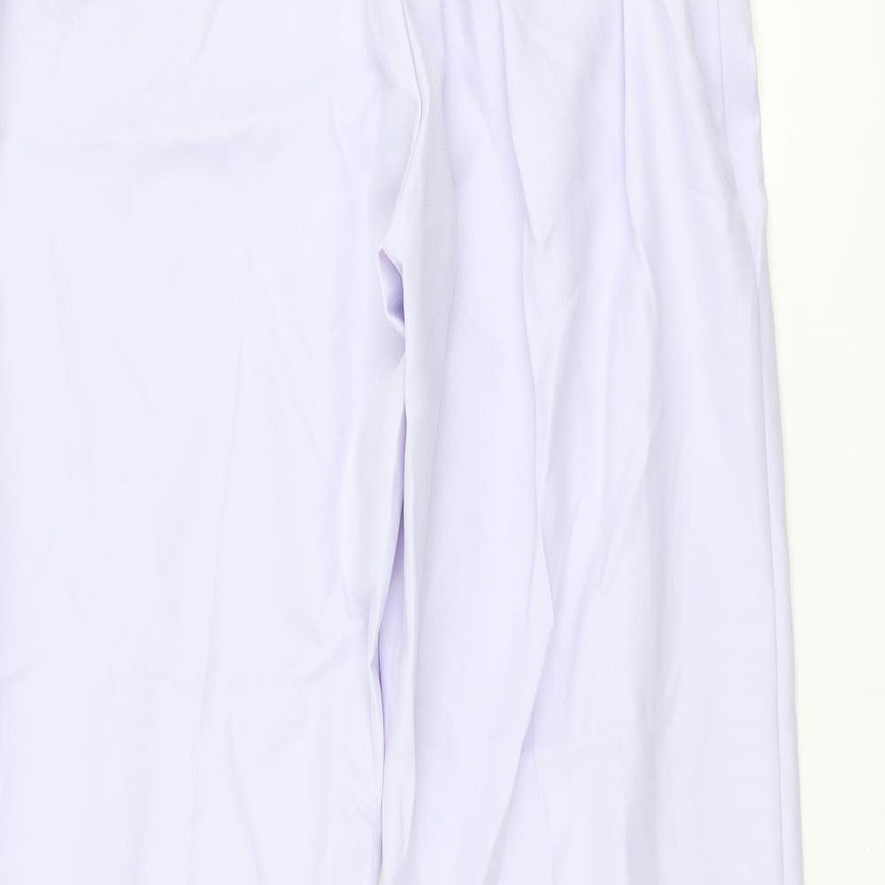 Womens UK Size 10 Marks and Spencer Regular Fit Purple Trousers