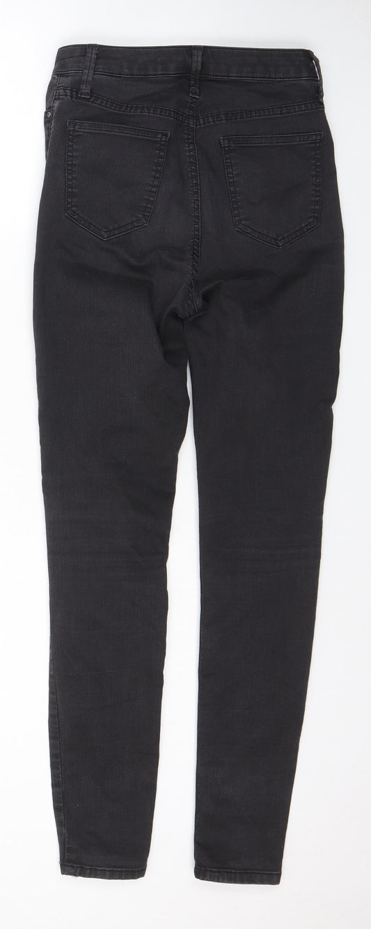 Womens UK Size 8 Marks and Spencer Regular Fit Skinny Black Jeans