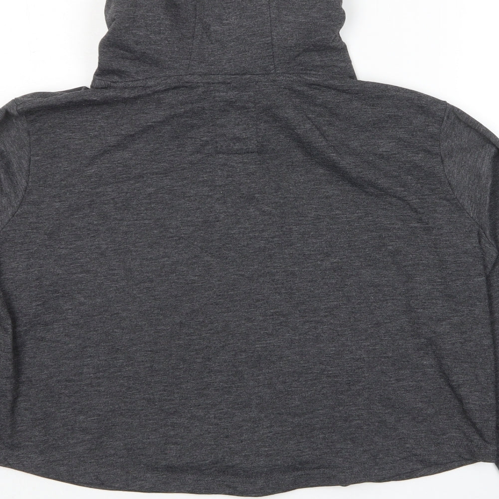 Womens UK Size 12 Disney Grey Pullover Hoodie
