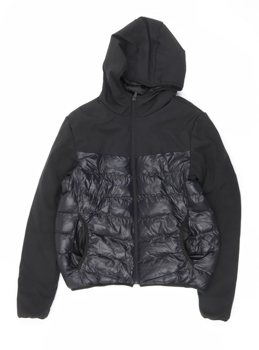 Womens UK Size S Brave Soul Black Puffer Jacket