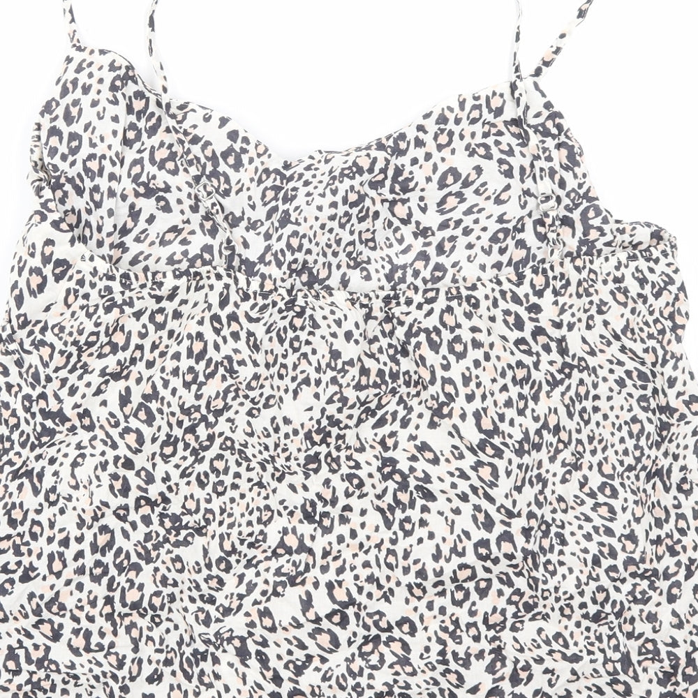 Womens UK Size 14 Marks and Spencer Beige Camisole Tank