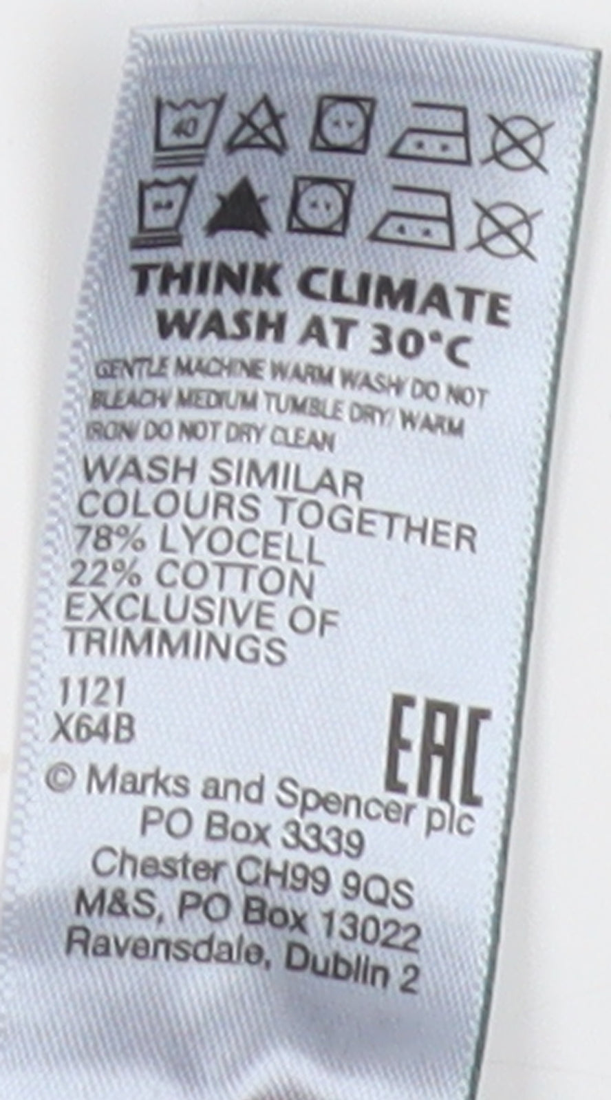 Marks and Spencer Women's Blue Cargo Shorts