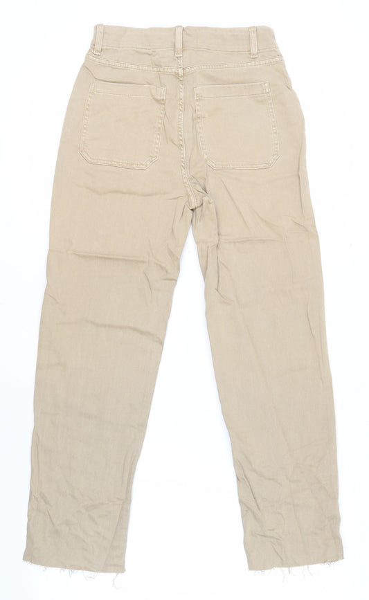 Marks and Spencer Beige Straight Jeans, Size 8