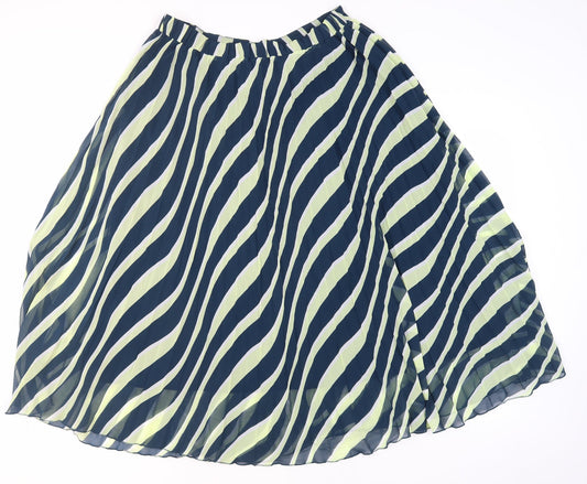 Marks and Spencer Women's Multicoloured Midi Pleated Skirt