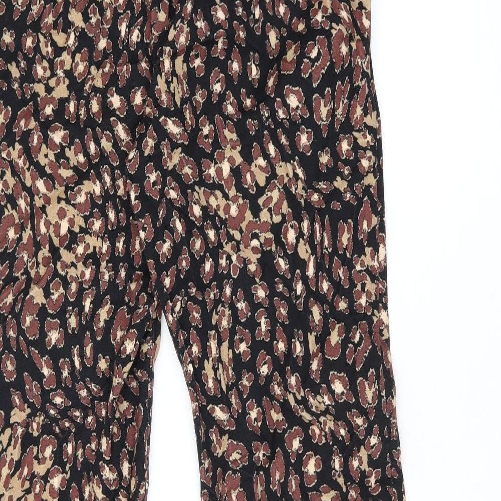 Womens UK Size 8 Marks and Spencer Regular Fit Black Trousers