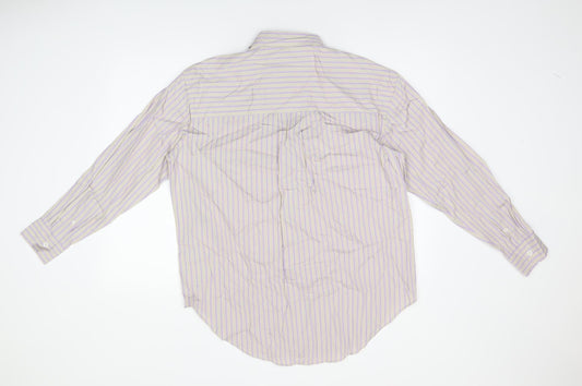 Womens UK Size 10 Marks and Spencer Grey Basic Button-Up