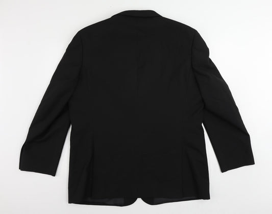 Mens UK Size 46 Jack Reid Regular Black Suit Jacket