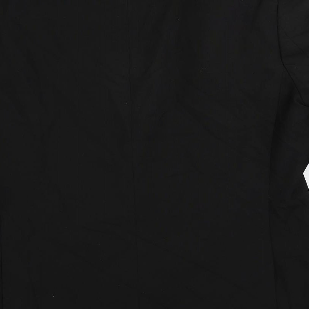 Mens UK Size 42 Greenwoods Regular Black Suit Jacket