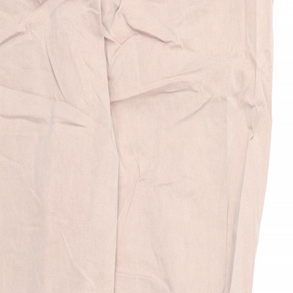 Womens UK Size 20 Marks and Spencer Regular Fit Chino Pink Trousers