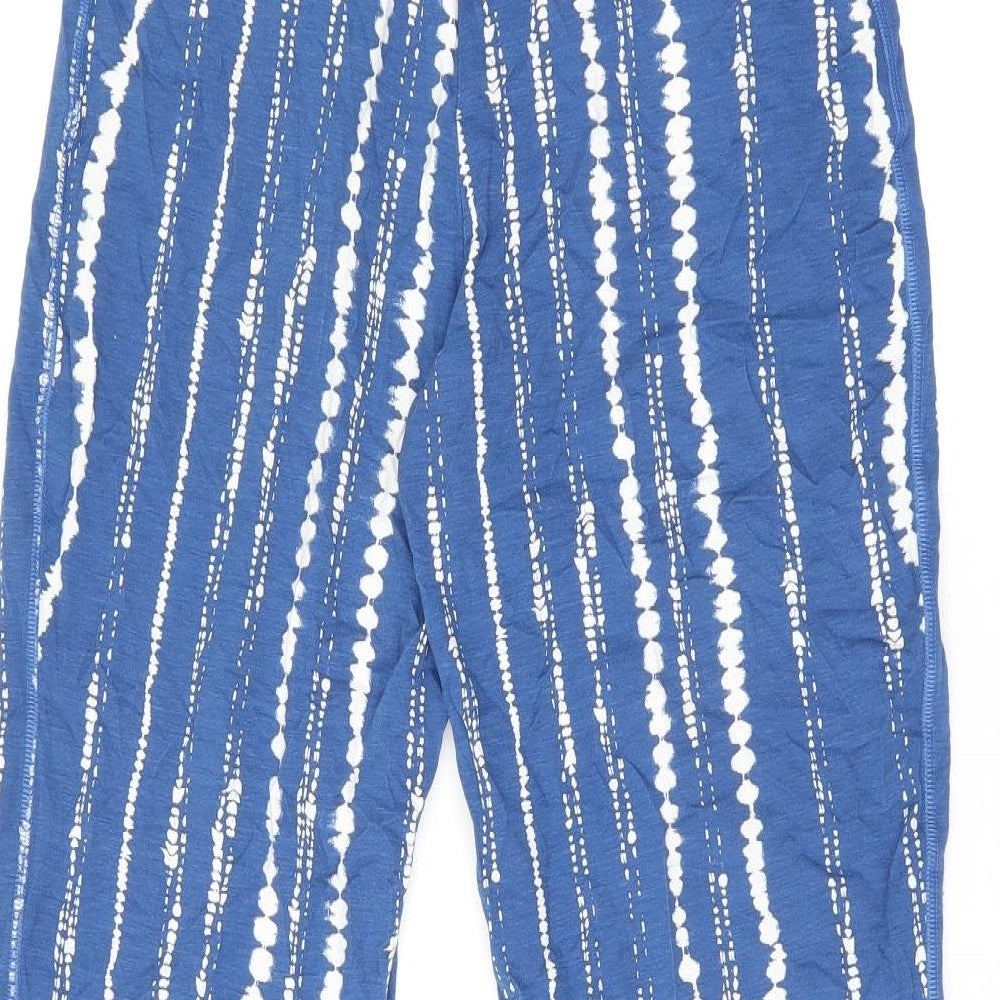Womens UK Size 8 Marks and Spencer Regular Fit Blue Trousers