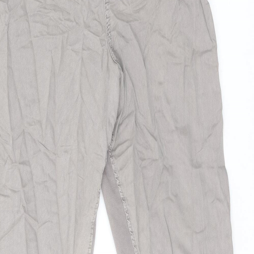 Womens UK Size 10 Marks and Spencer Regular Fit Brown Trousers