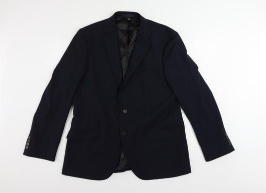 Mens UK Size 42 Autograph Regular Blue Suit Jacket