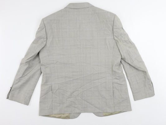 Mens UK Size 44 Marks and Spencer Regular Beige Suit Jacket