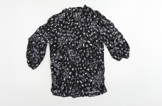 Womens UK Size 8 Marks and Spencer Black Basic Blouse