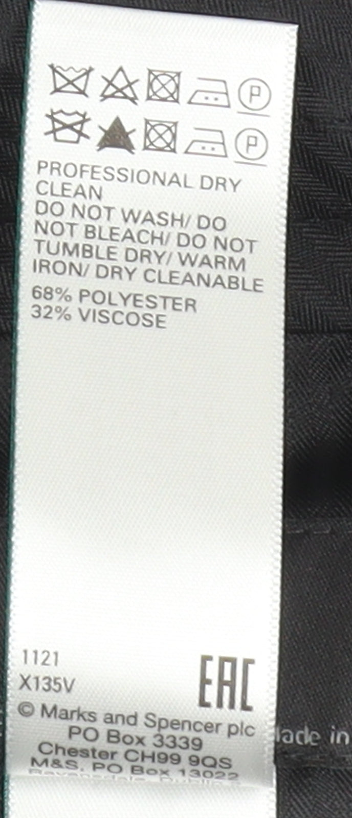 Womens UK Size L Marks and Spencer Regular Fit Dress Pants Grey Trousers