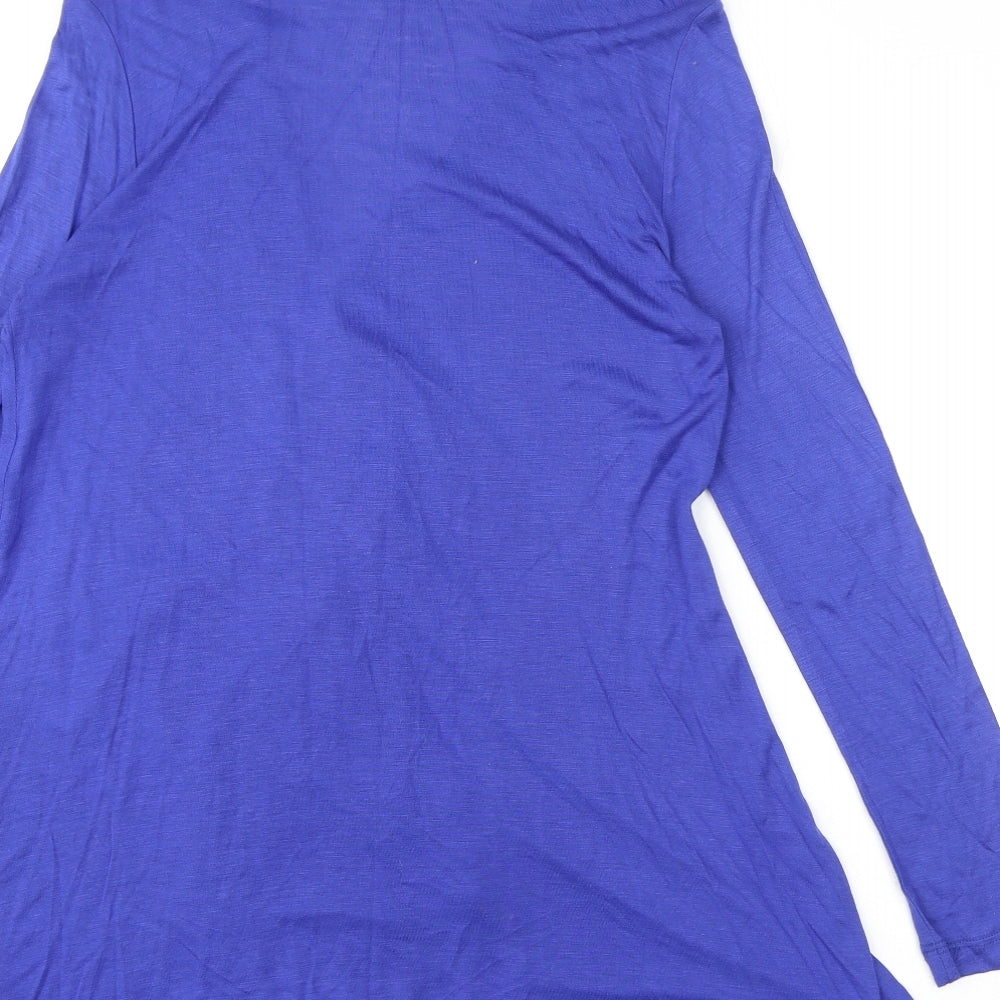 Womens UK Size 14 BeYou Blue Cardigan Jumper