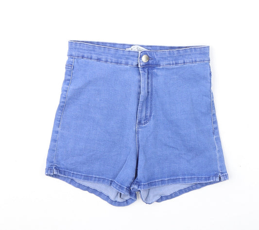Womens UK Size 10 Denim & Co. Regular Fit Hot Pants Shorts