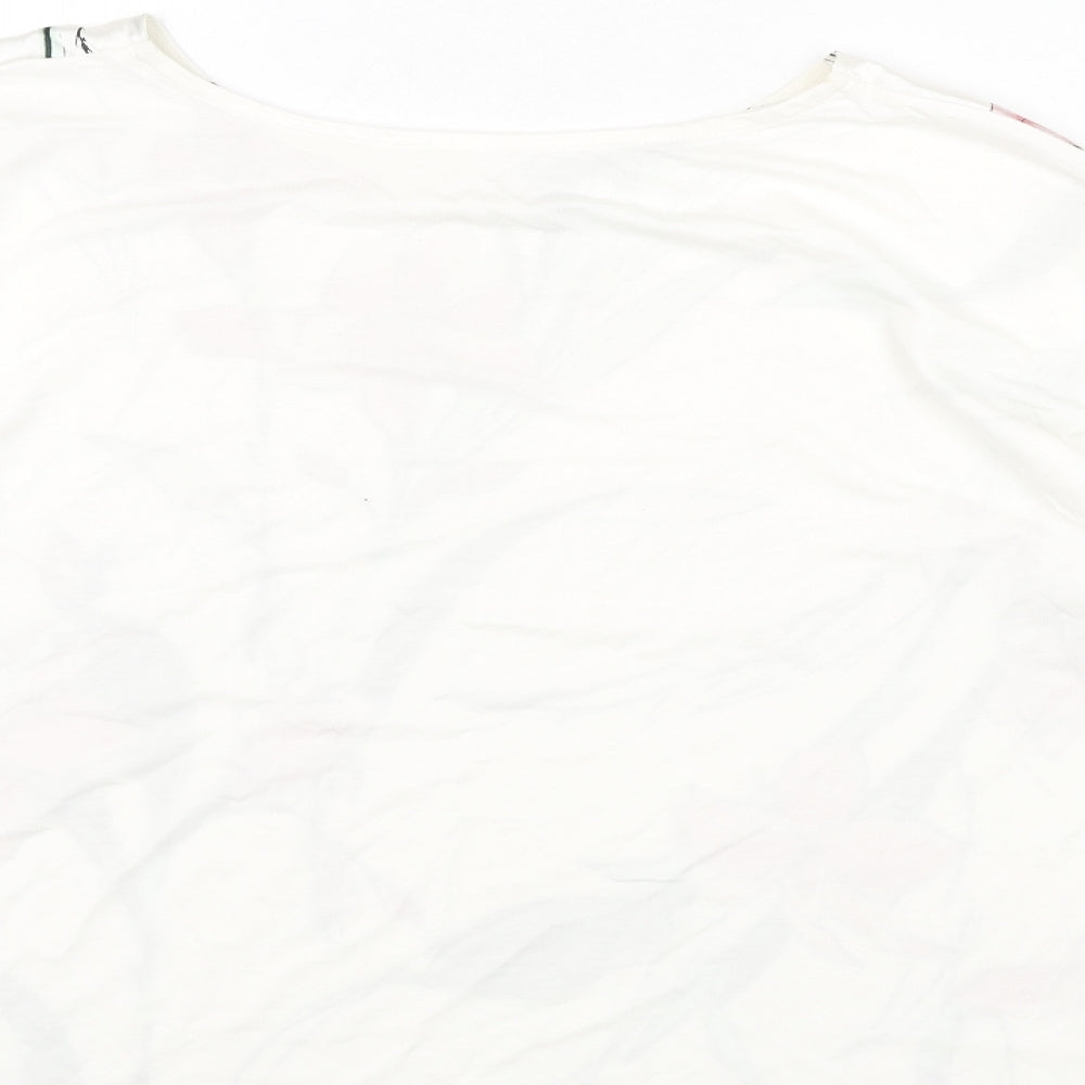 Womens UK Size 10 Marks and Spencer White Basic Blouse