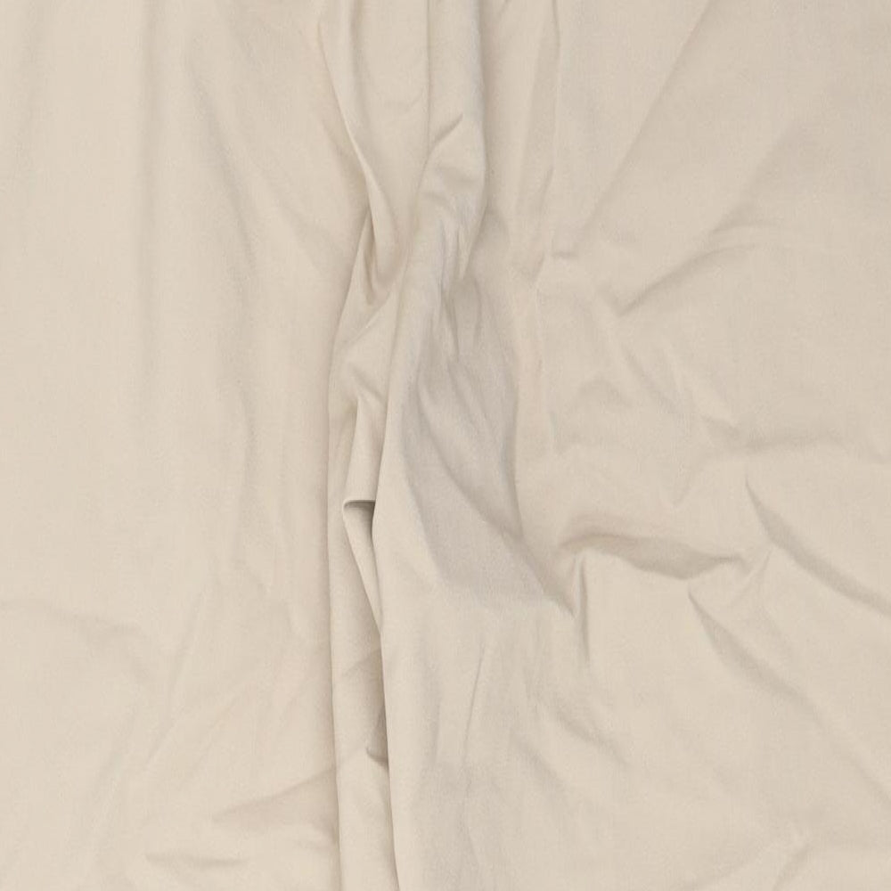 Womens UK Size 18 Marks and Spencer Regular Fit Beige Trousers