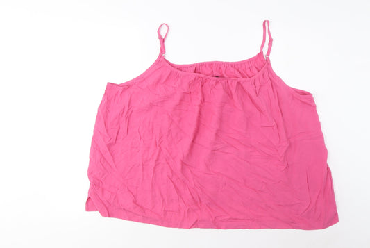 Womens UK Size 22 Marks and Spencer Pink Camisole Tank