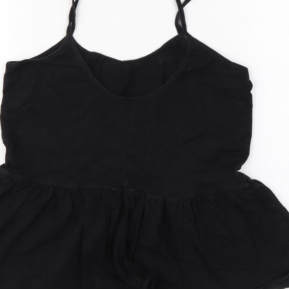 Womens UK Size 8 ASOS Black Camisole Tank