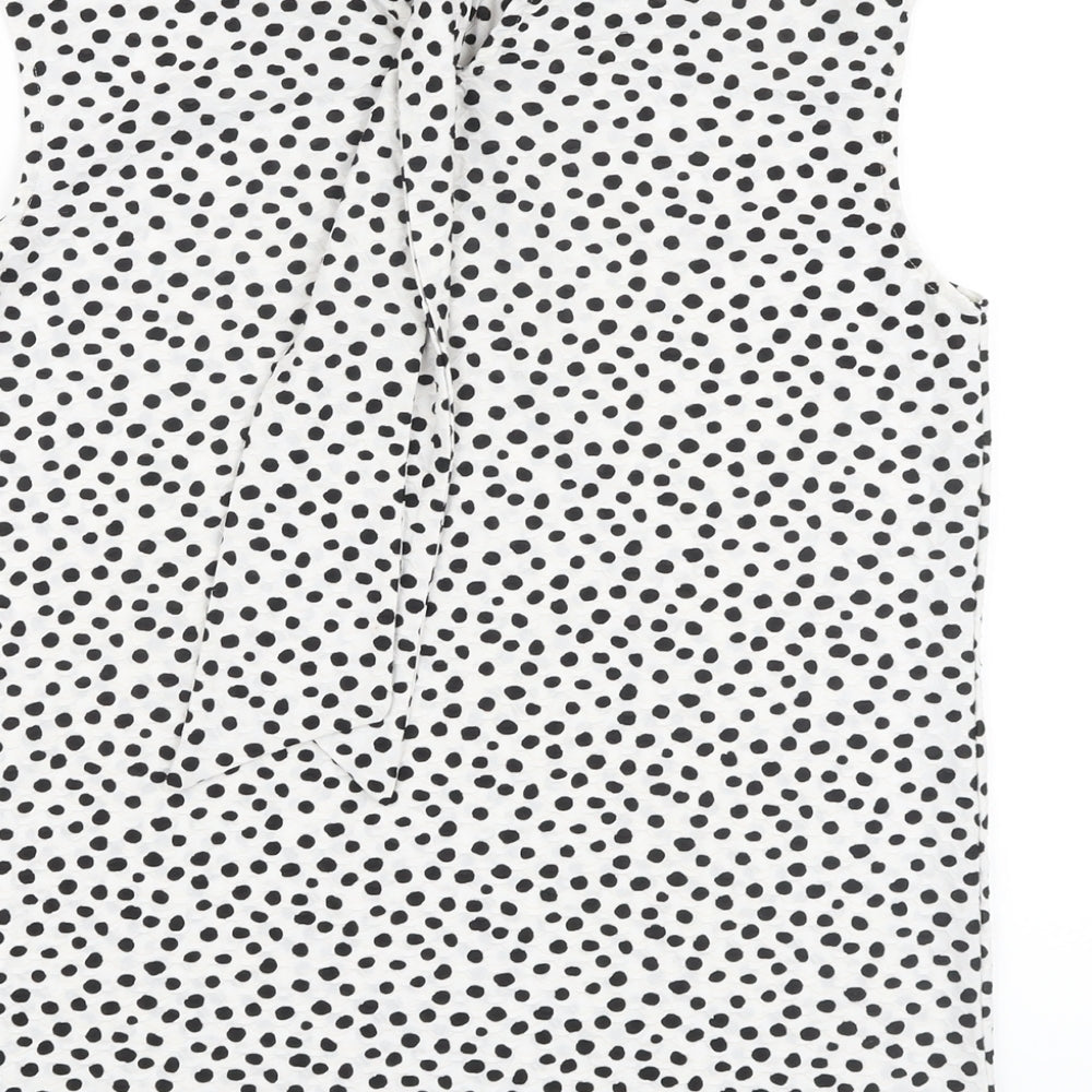 Womens UK Size 12 NEXT White Basic Blouse