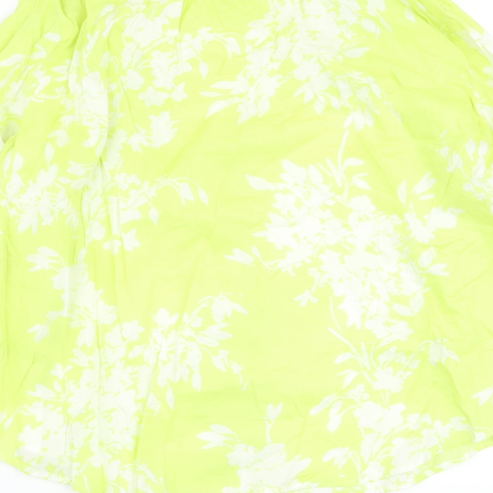 Womens UK Size 10 Marks and Spencer Green Basic Blouse
