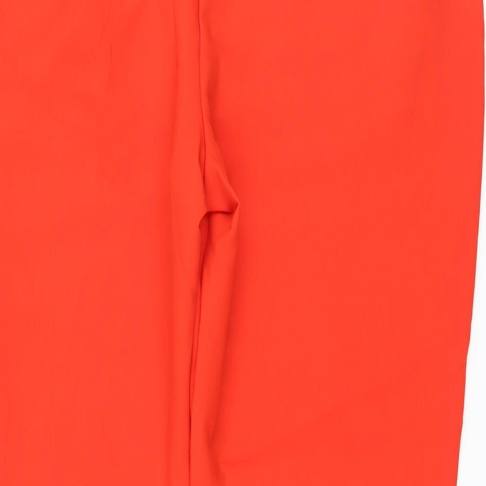 Womens UK Size 20 Marks and Spencer Regular Fit Red Trousers
