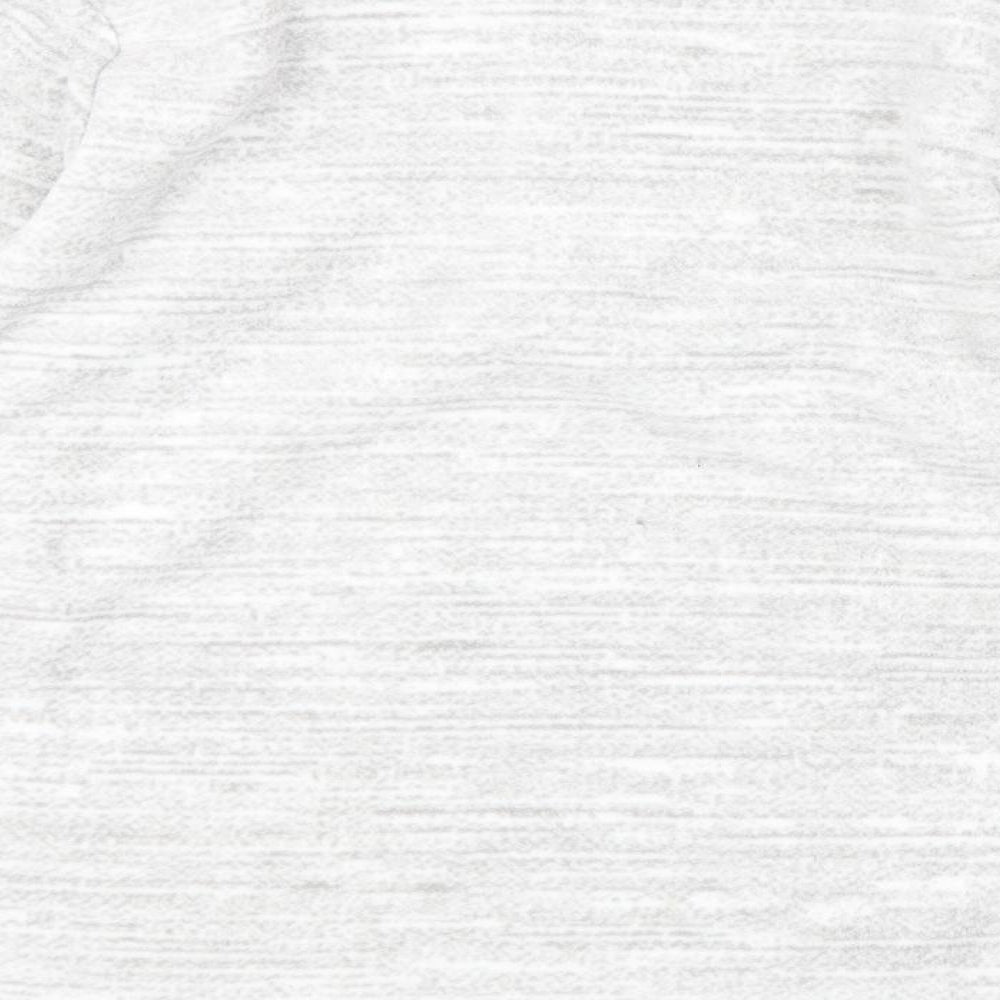Decathlon Girls Grey Polyester Pullover Sweatshirt Size M Zip
