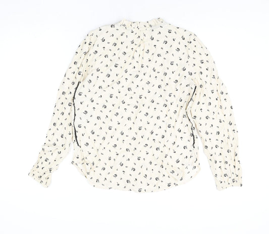 Womens UK Size 8 Per Una Ivory Basic Blouse
