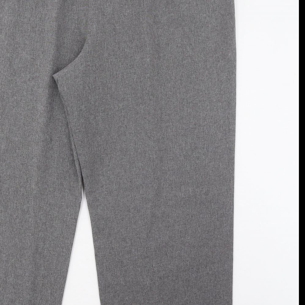 Womens UK Size 20 BHS Regular Fit Grey Trousers