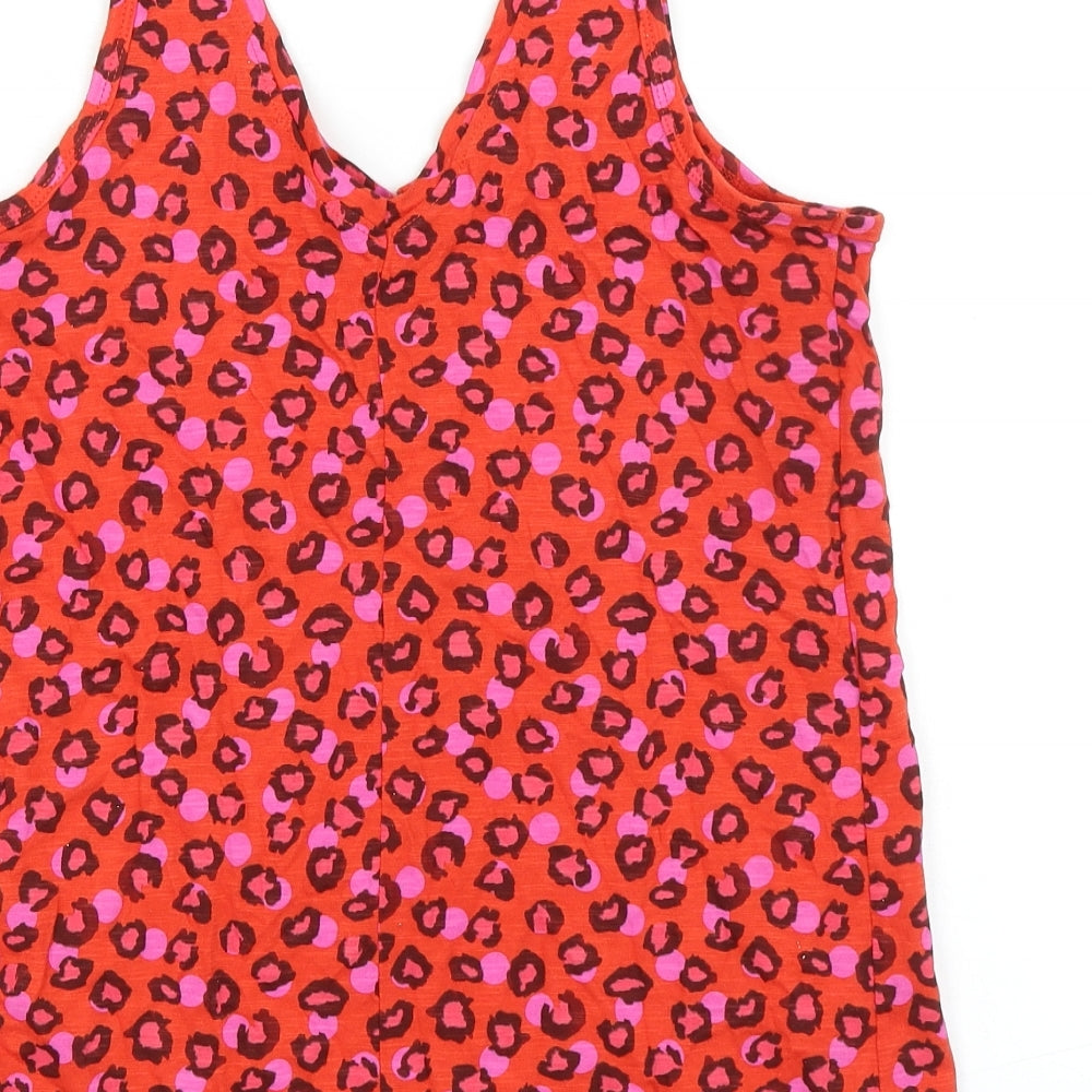 Womens UK Size 8 NEXT Orange Basic Tank