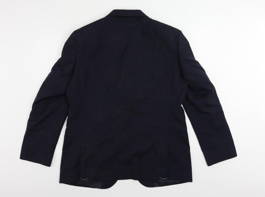 Mens UK Size 42 Marks and Spencer Regular Blue Suit Jacket
