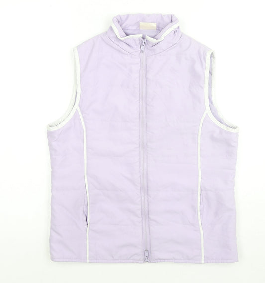 Womens UK Size 10 For Women Purple Gilet