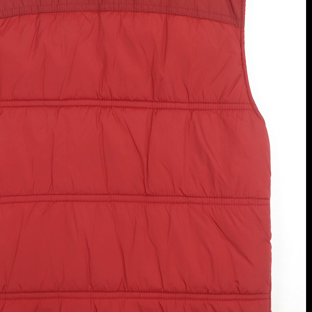 Mens UK Size M Marks and Spencer Red Gilet