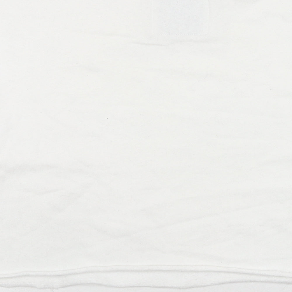 Hollister Womens White Cotton Pullover Sweatshirt Size M Pullover - Los Angeles Tigers