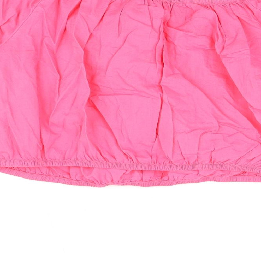 Womens UK Size 16 Marks and Spencer Pink Basic T-Shirt