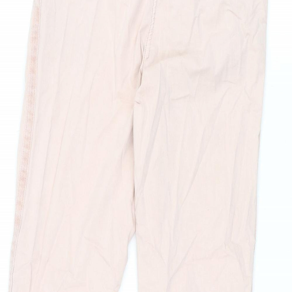 Womens UK Size 6 Marks and Spencer Regular Fit Chino Pink Trousers