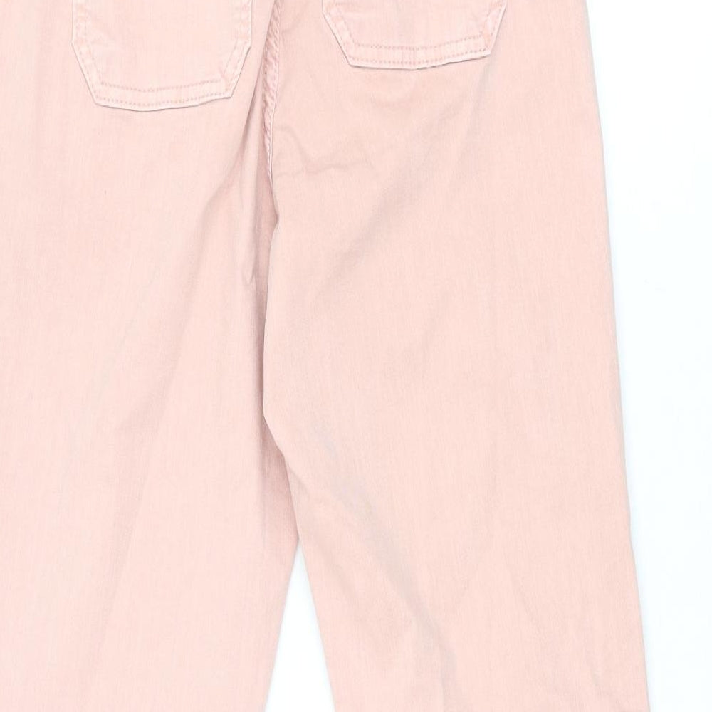 Womens UK Size 6 Marks and Spencer Regular Fit Pink Trousers