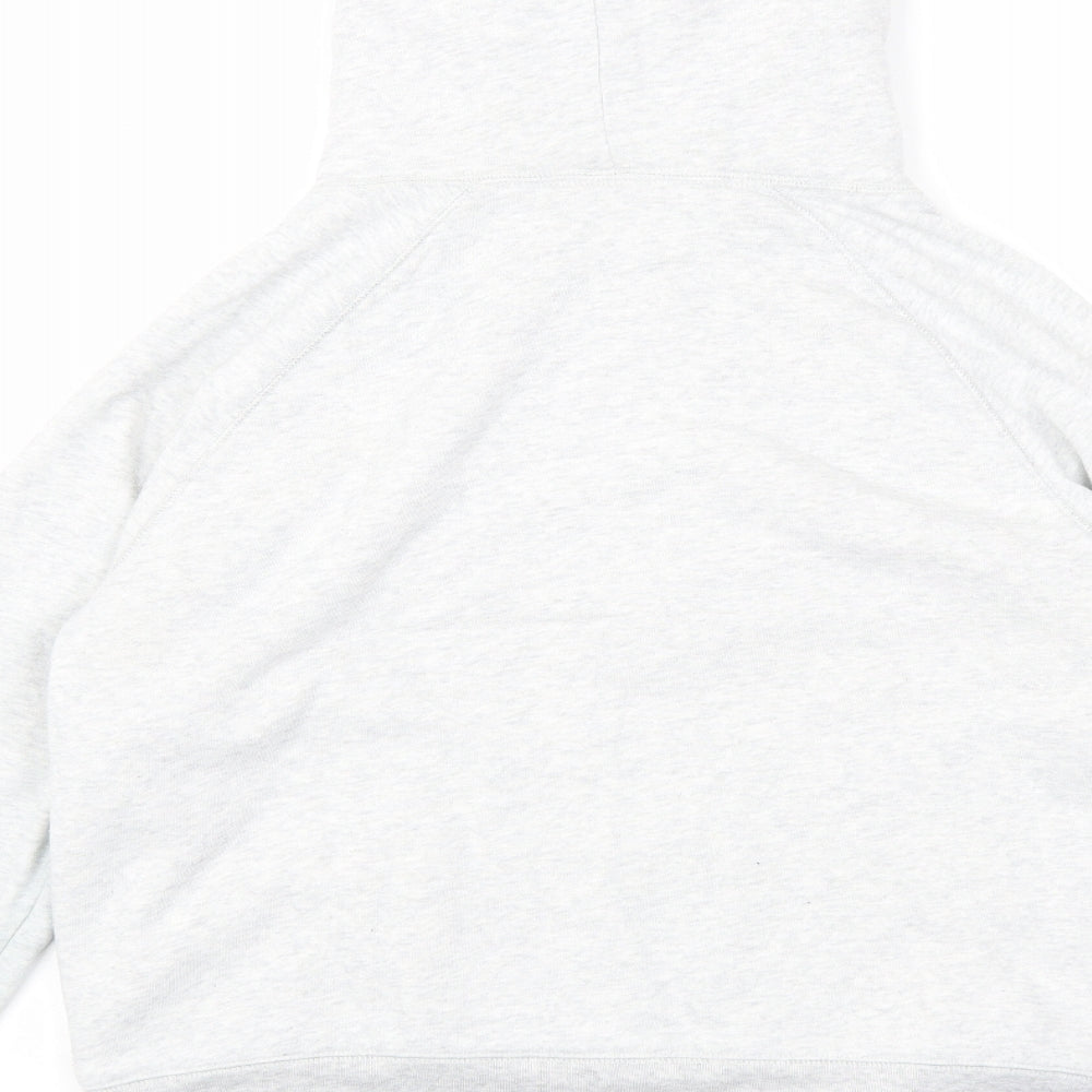 Gap Womens Grey Cotton Full Zip Hoodie Size M Zip