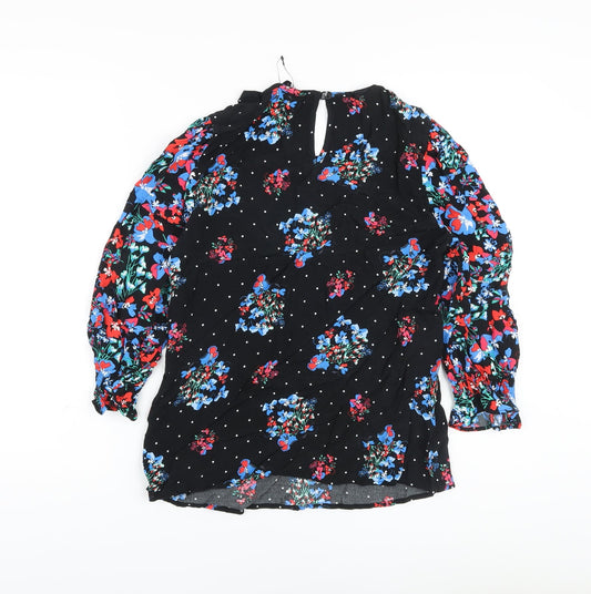 Womens UK Size 8 Marks and Spencer Black Basic Blouse