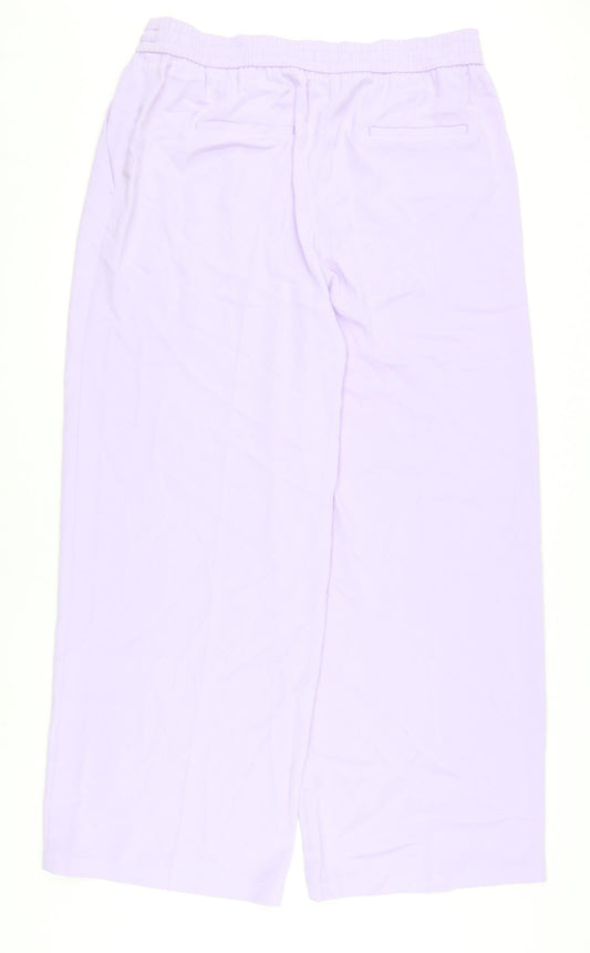 Womens UK Size 18 Marks and Spencer Regular Fit Purple Trousers