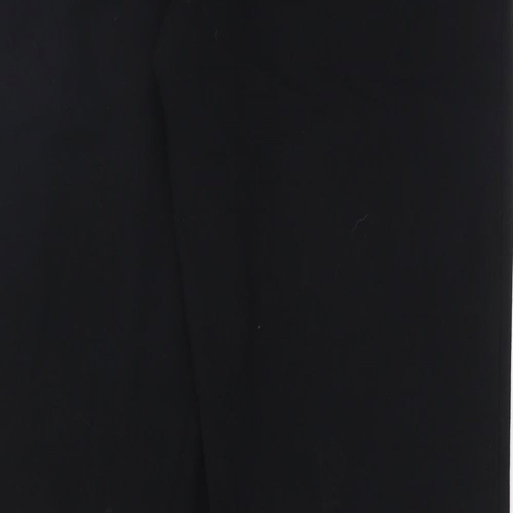 Womens UK Size 12 Marks and Spencer Regular Fit Black Trousers