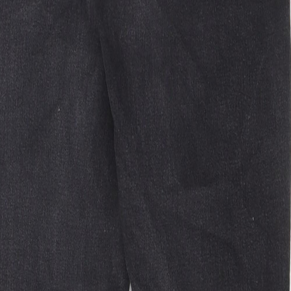 Topshop Womens Grey Cotton Skinny Jeans Size 28 in L34 in Regular Zip - Pockets