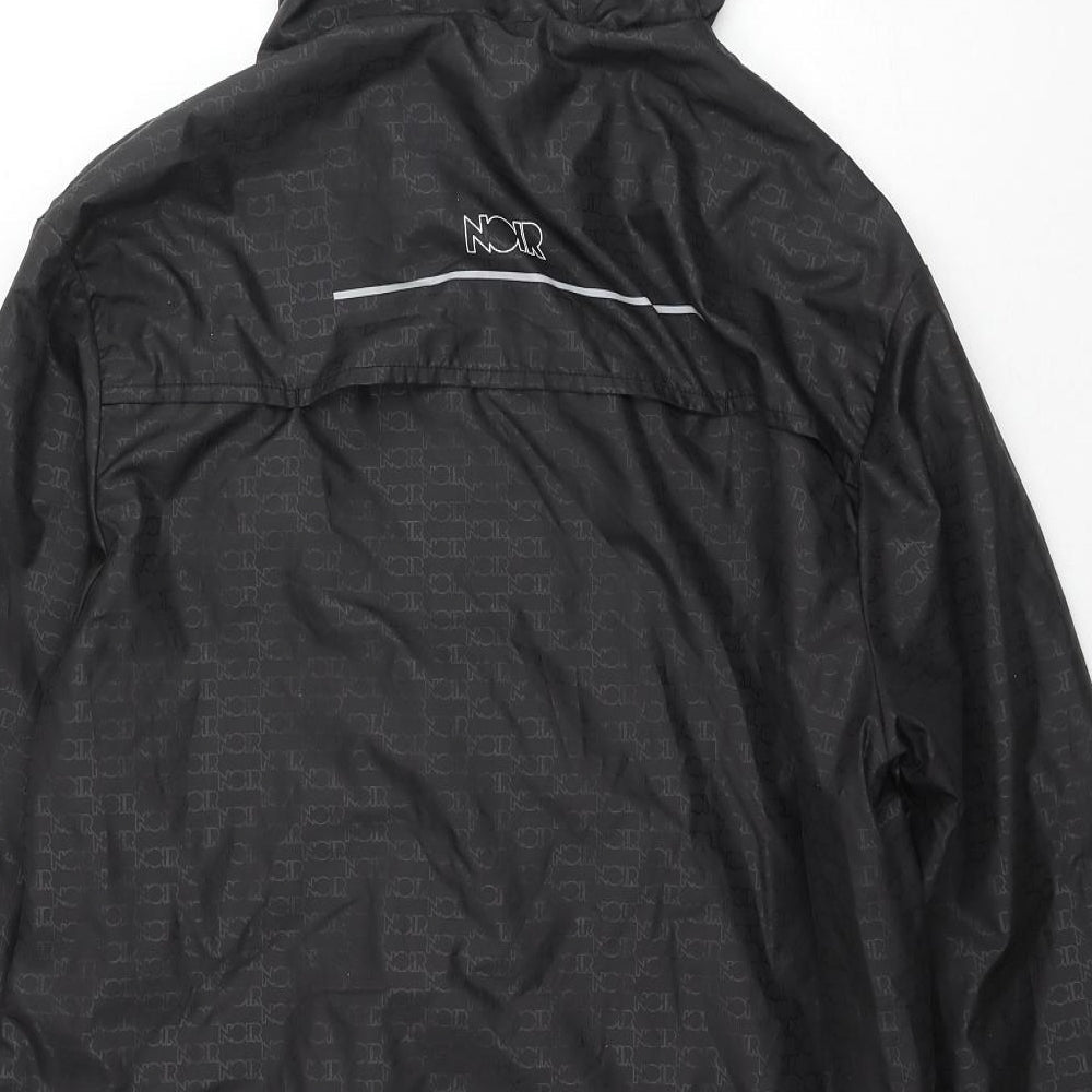 Mens UK Size S Noir Black Jacket