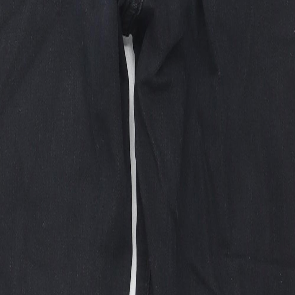 Topshop Womens Black Cotton Skinny Jeans Size 28 in L30 in Regular Zip