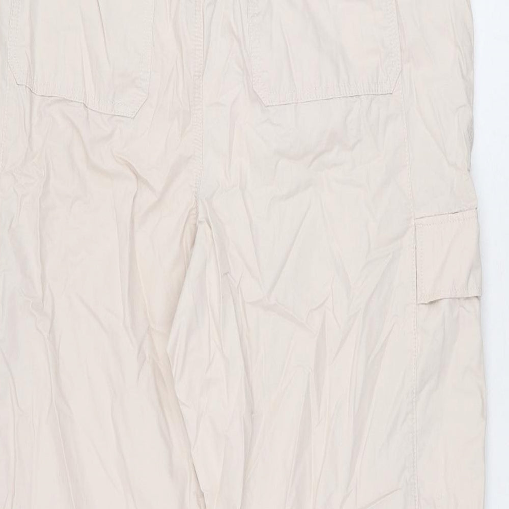 Womens UK Size 20 Marks and Spencer Regular Fit Cargo Pink Trousers