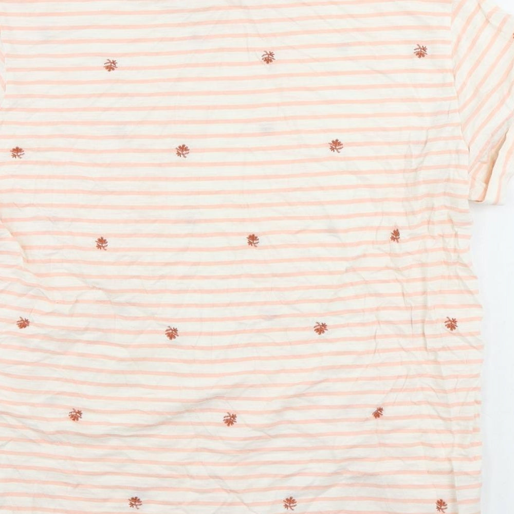Womens UK Size 12 Per Una Pink Basic T-Shirt
