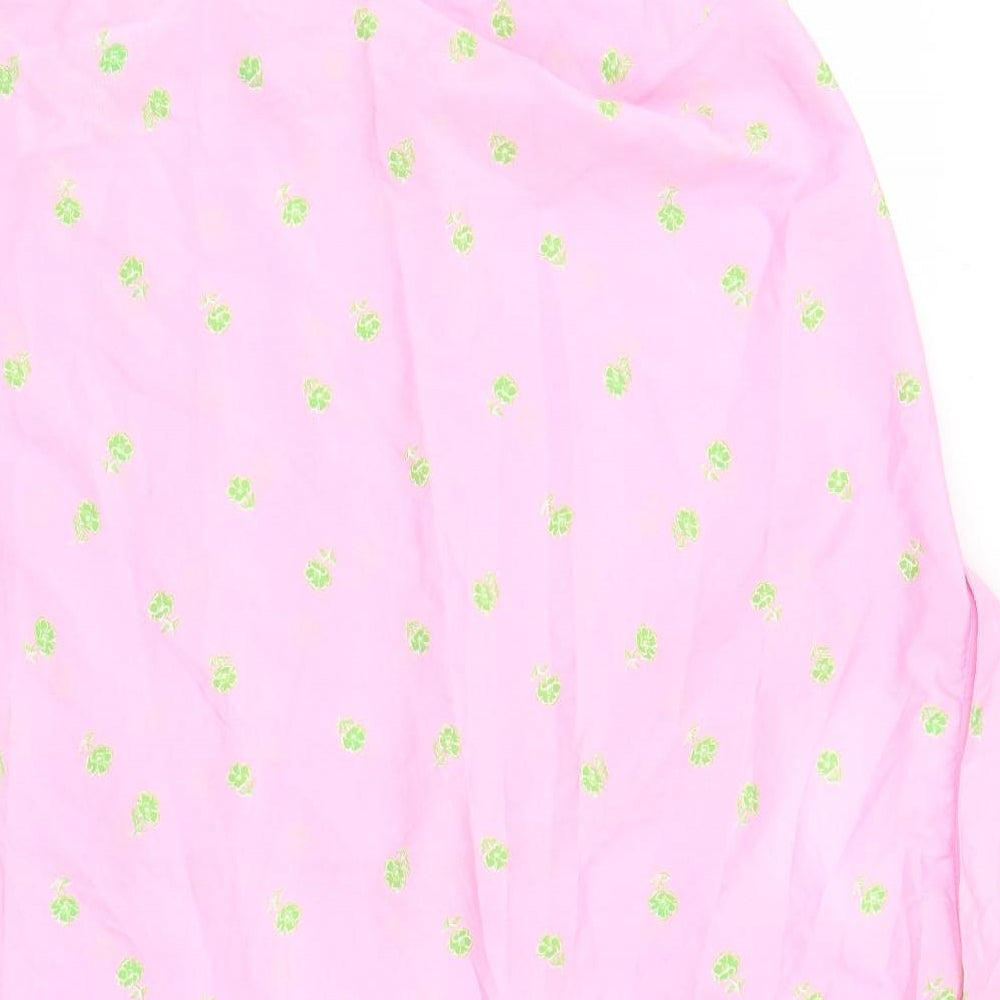 Womens UK Size XL Noisy may Pink Basic Button-Up