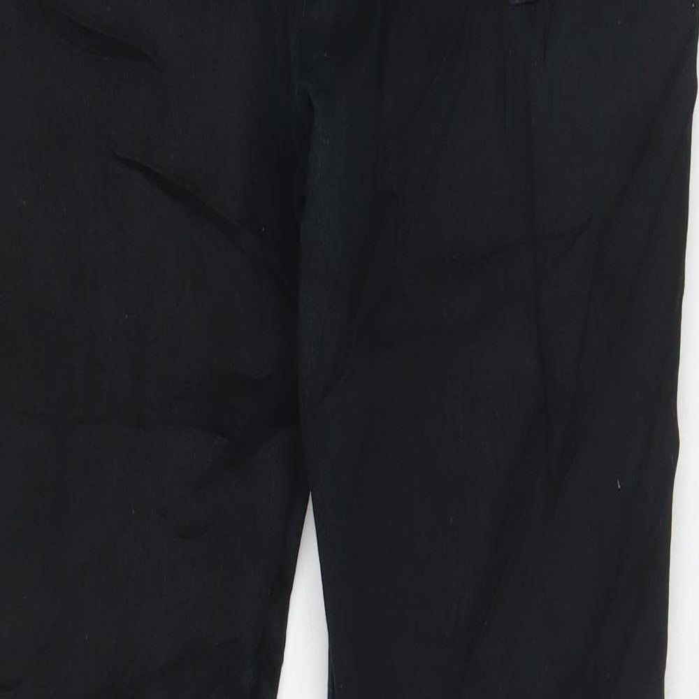 Mens UK Size 32 in Denim & Co. Regular Fit Skinny Black Jeans